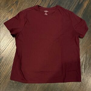 Goodfellow & Co Maroon Short Sleeve Tee